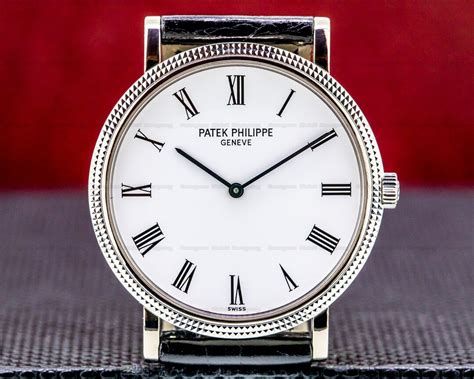 Patek Philippe white gold calatrava